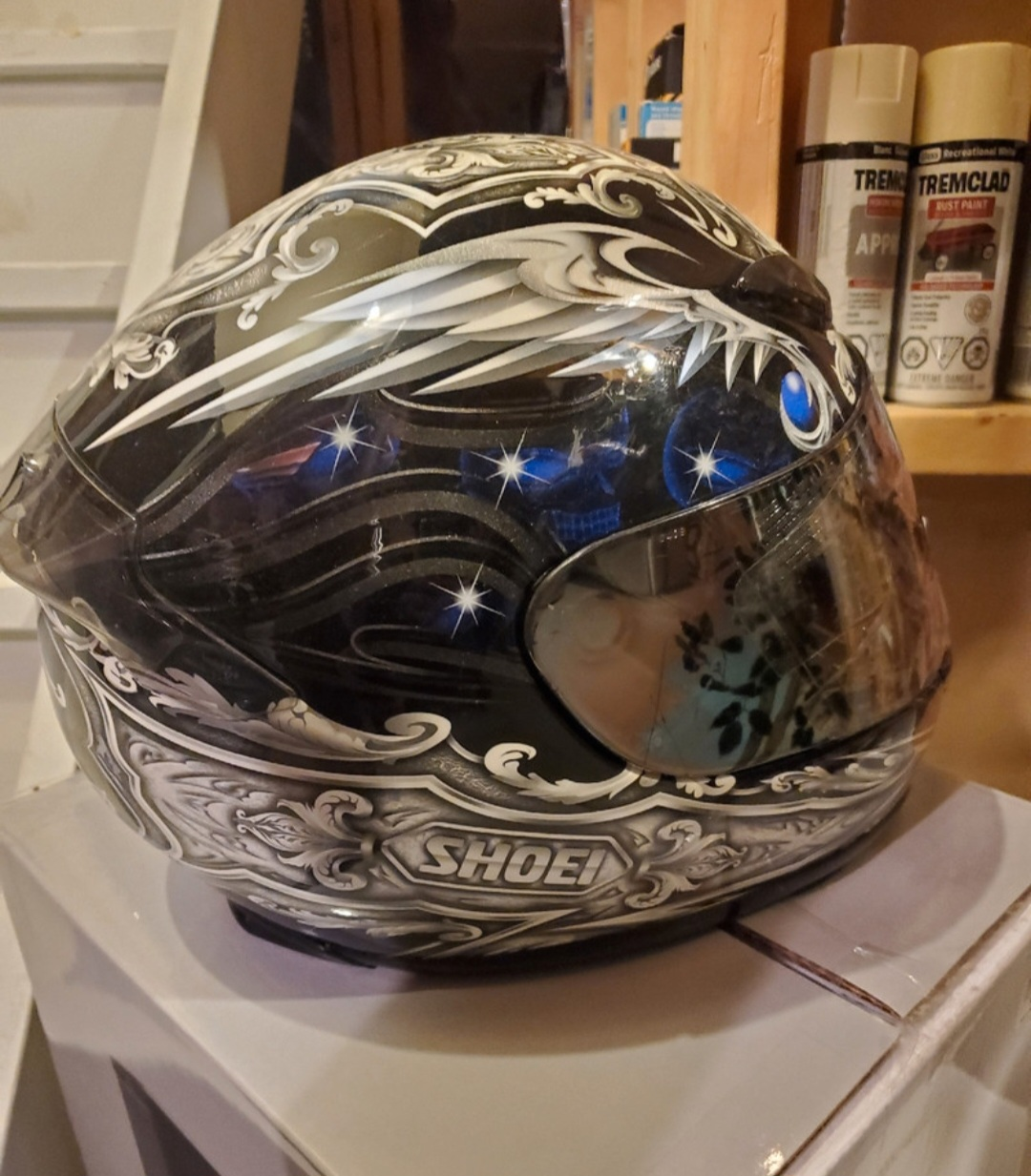 SHOEI RF-1000 Diabolic Zero Helmet - photo 2
