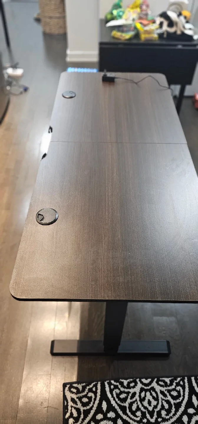 Adjustable Standing Desk - Brown & Black