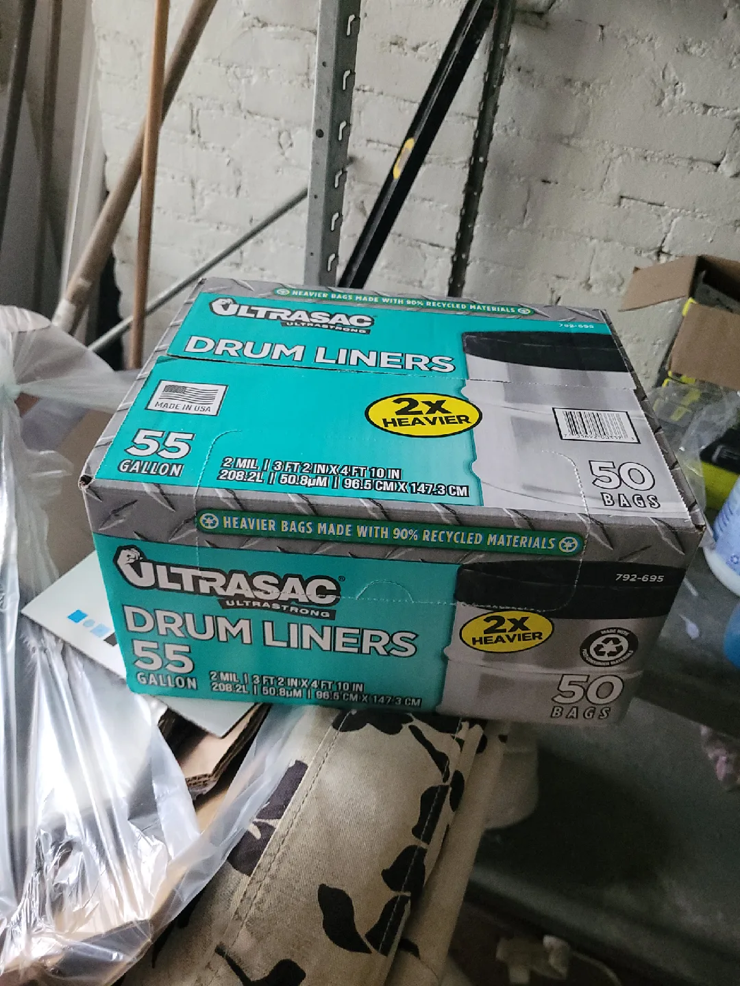 Ultrasac 55 Gallon Drum Liners - 50 Bags image indicator(2)