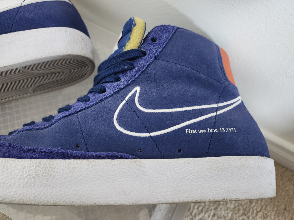 Nike Blazer Mid '77 Blue Sneakers - photo 4