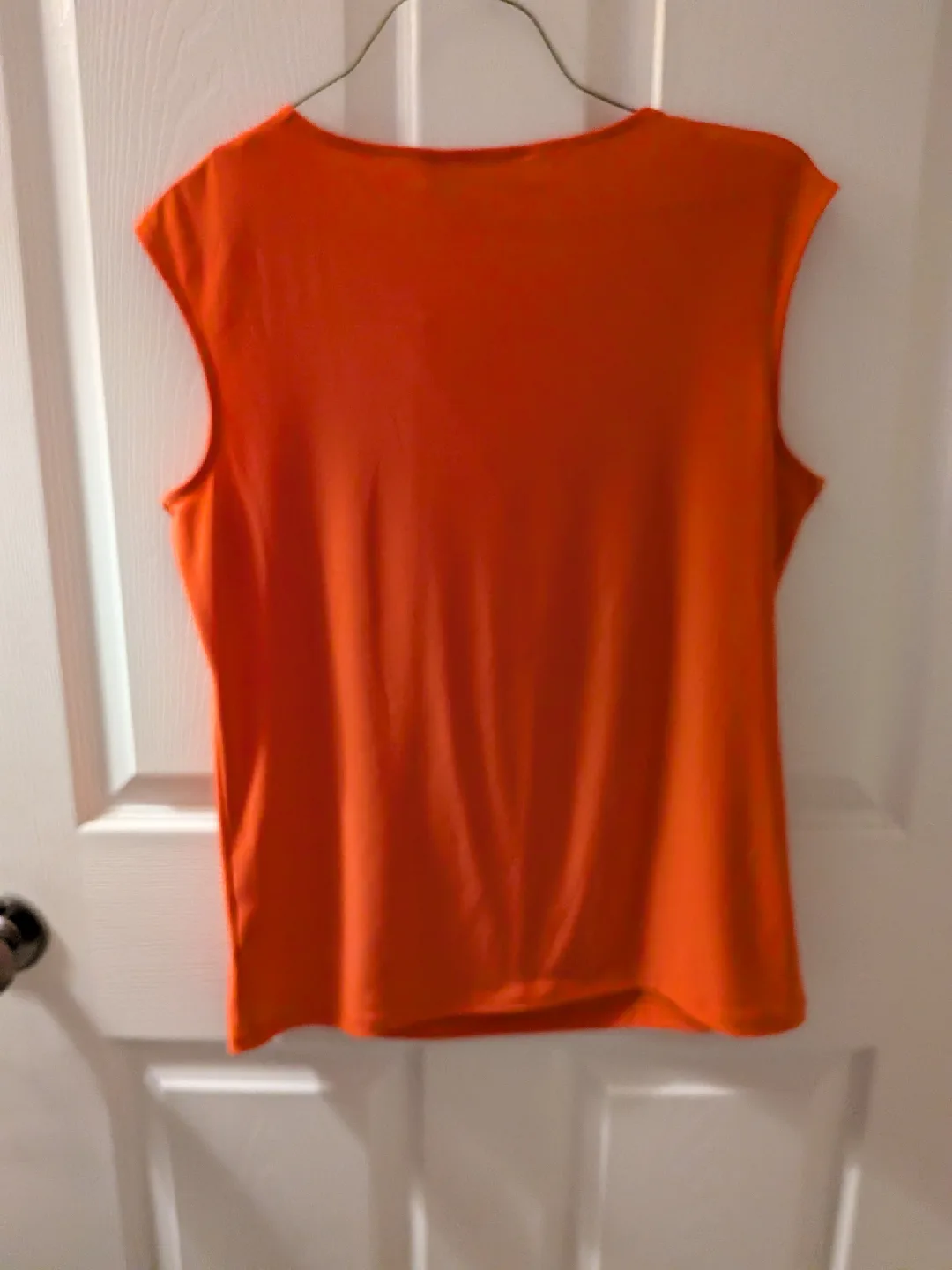 Kasper Orange Sleeveless Top - Size S image indicator(3)