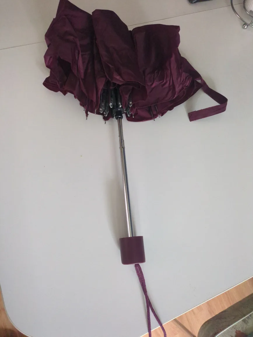 Burgundy Compact Umbrella 🧡 image indicator(2)