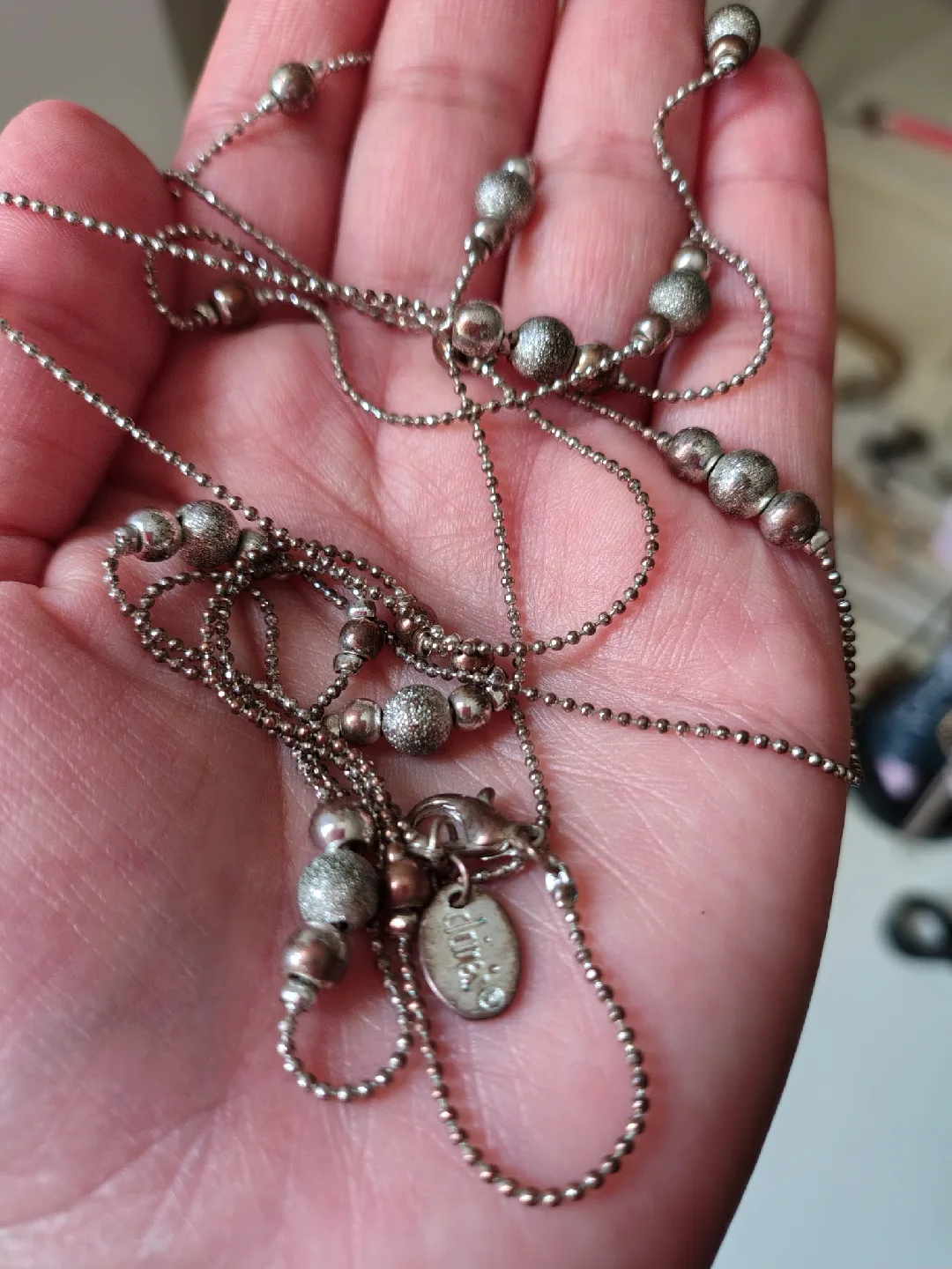 Liz Claiborne Silver Tone Necklace image indicator(2)