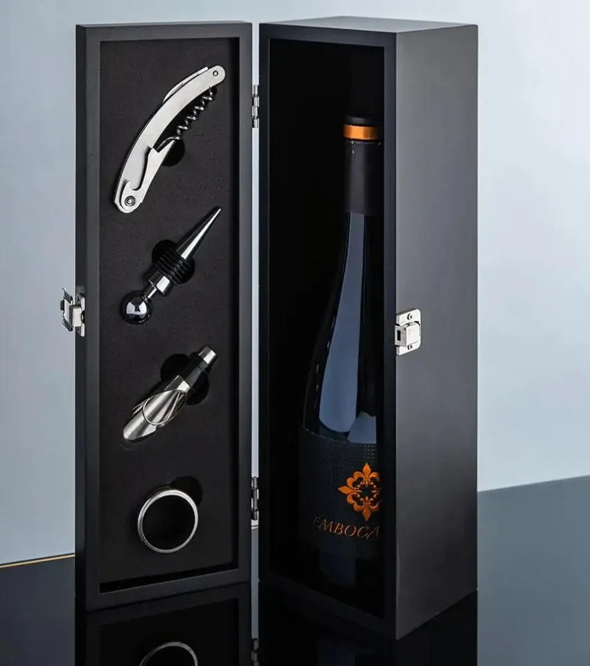 Vintner Wine Box With Tools BNIB 🧡 thumbnail