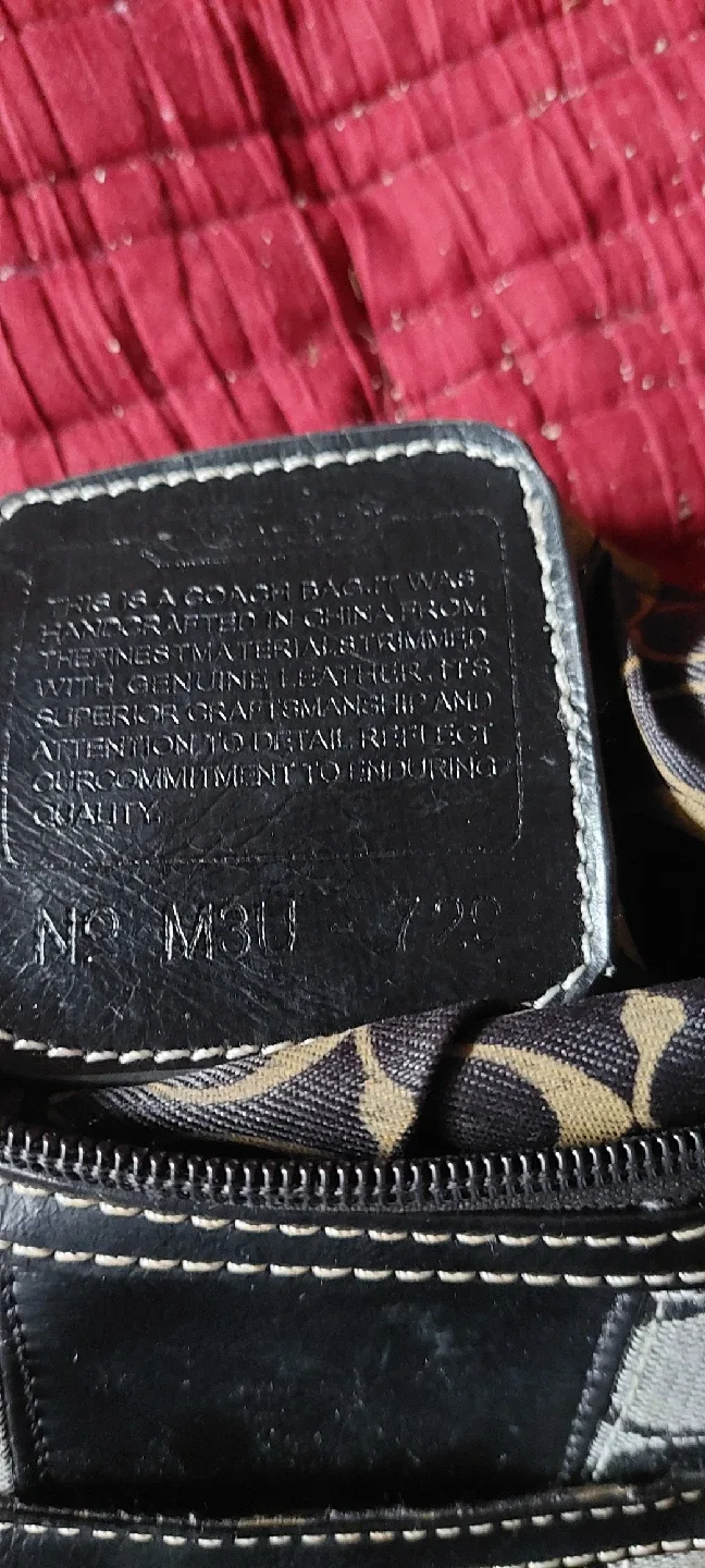 Coach Crossbody Purse - Black & Grey image indicator(4)