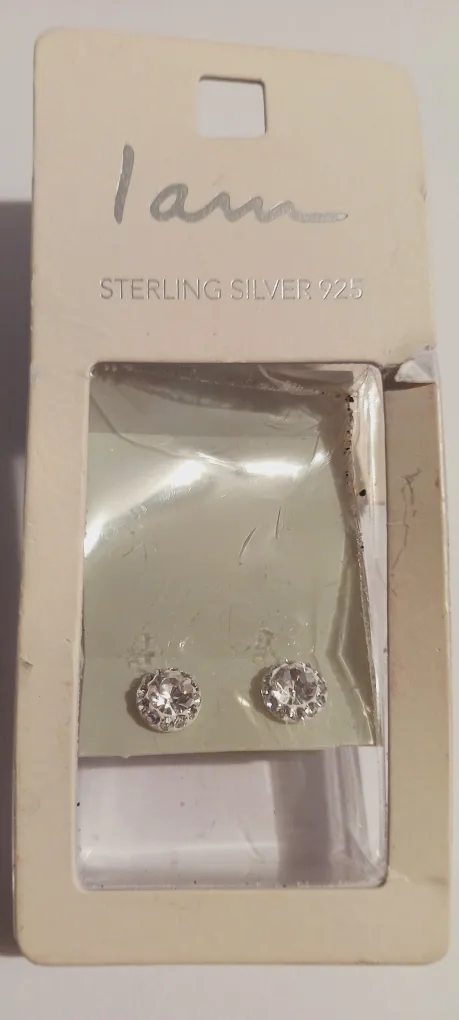 New !!! I am Sterling Silver 925 Earrings thumbnail