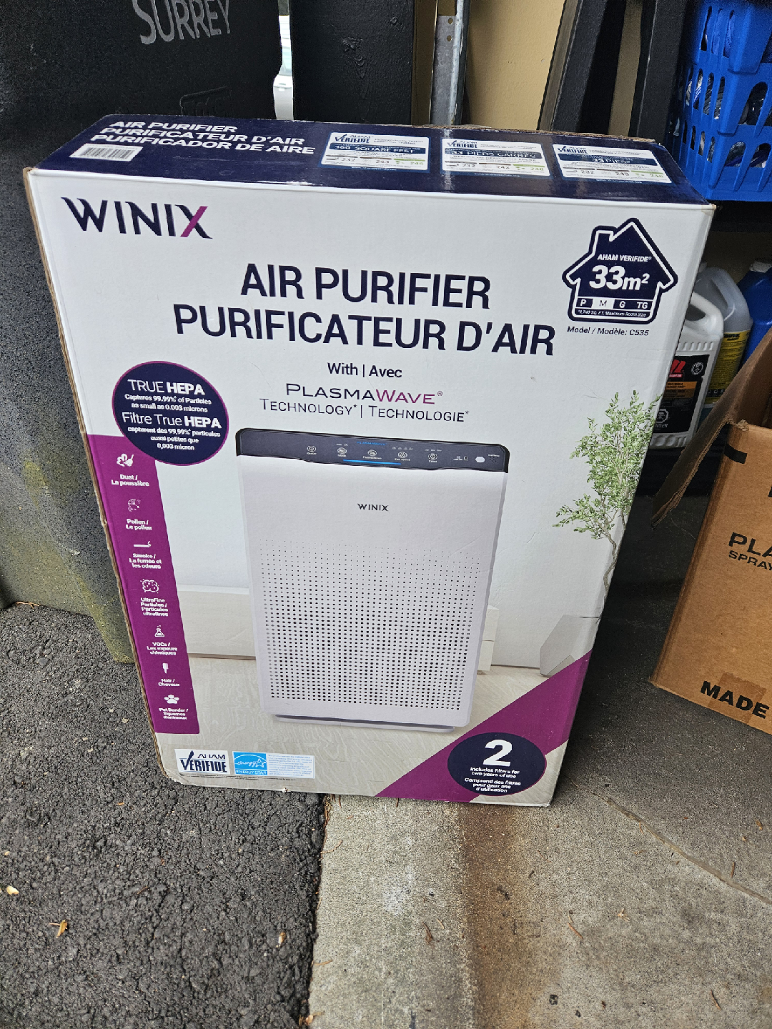 Winix Air Purifier C535 - Like New!