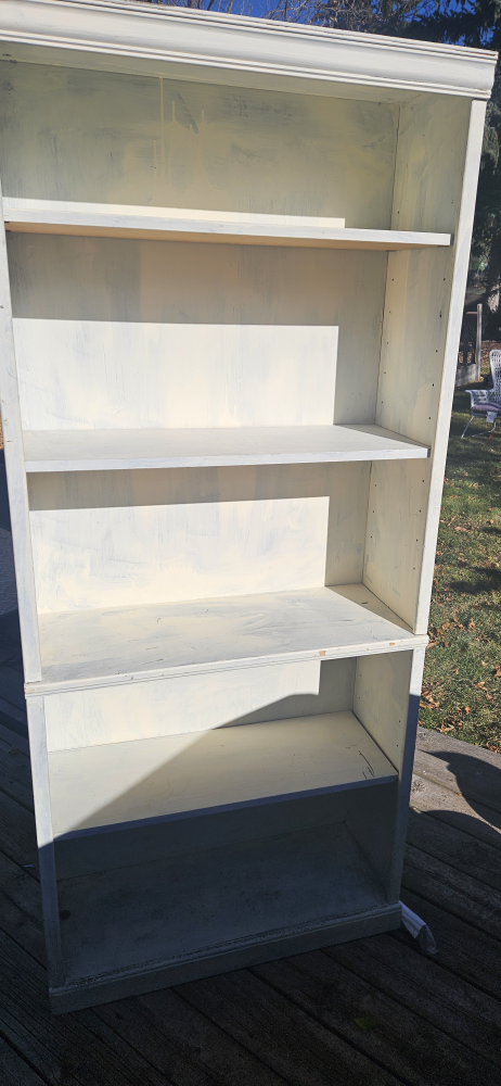 White Wooden Bookcase