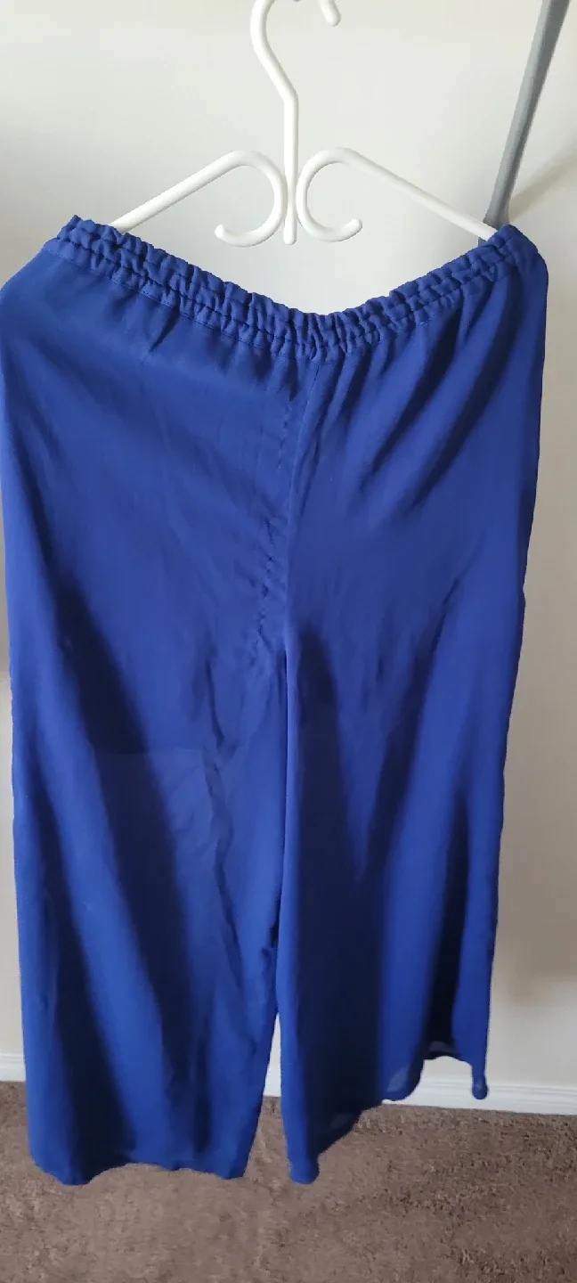 Blue Wide Leg Pants image indicator(4)