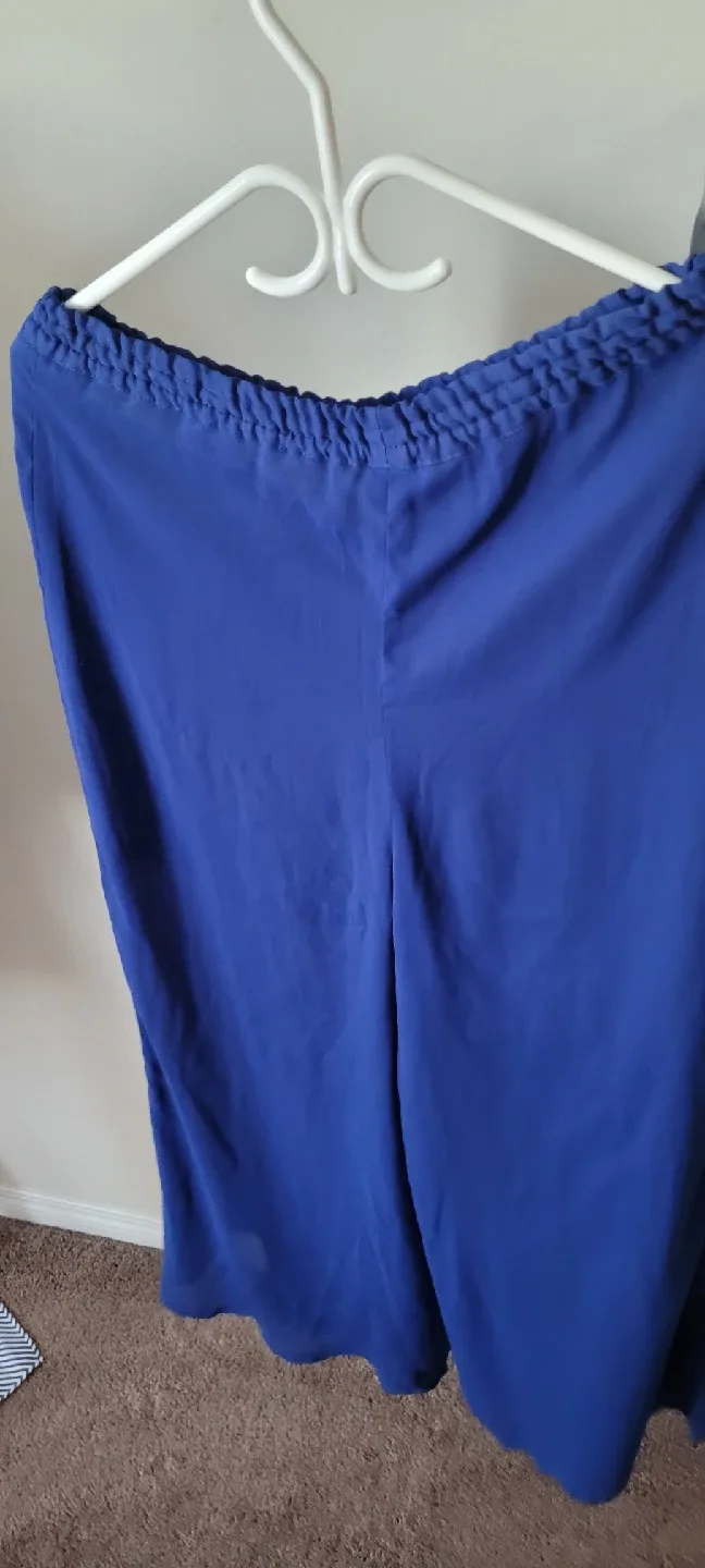 Blue Wide Leg Pants image indicator(6)