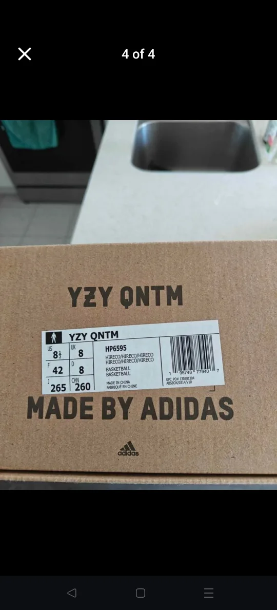 Adidas YZY QNTM Basketball Shoes US 8.5 image indicator(3)