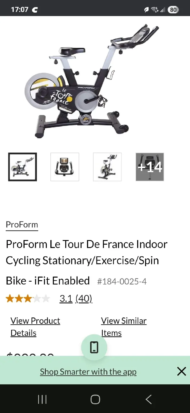 ProForm Le Tour De France Indoor Cycling Bike image indicator(4)