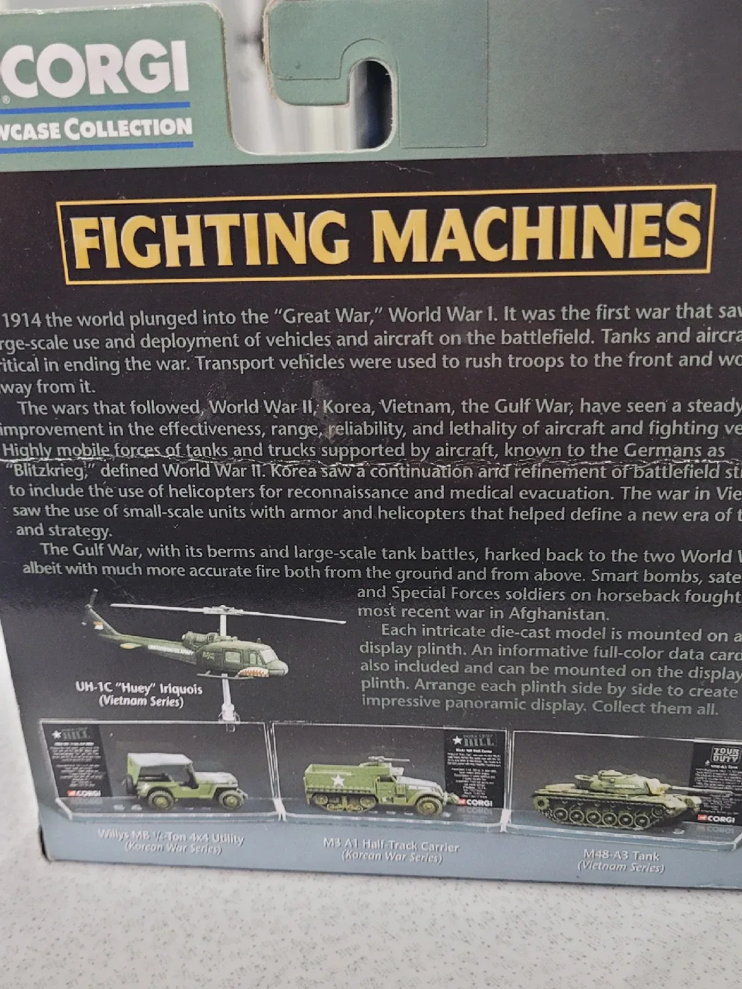 CORGI FIGHTING MACHINES WILLYS MB 4X4 UTILITY OPERATION OVERLOAD image indicator(3)