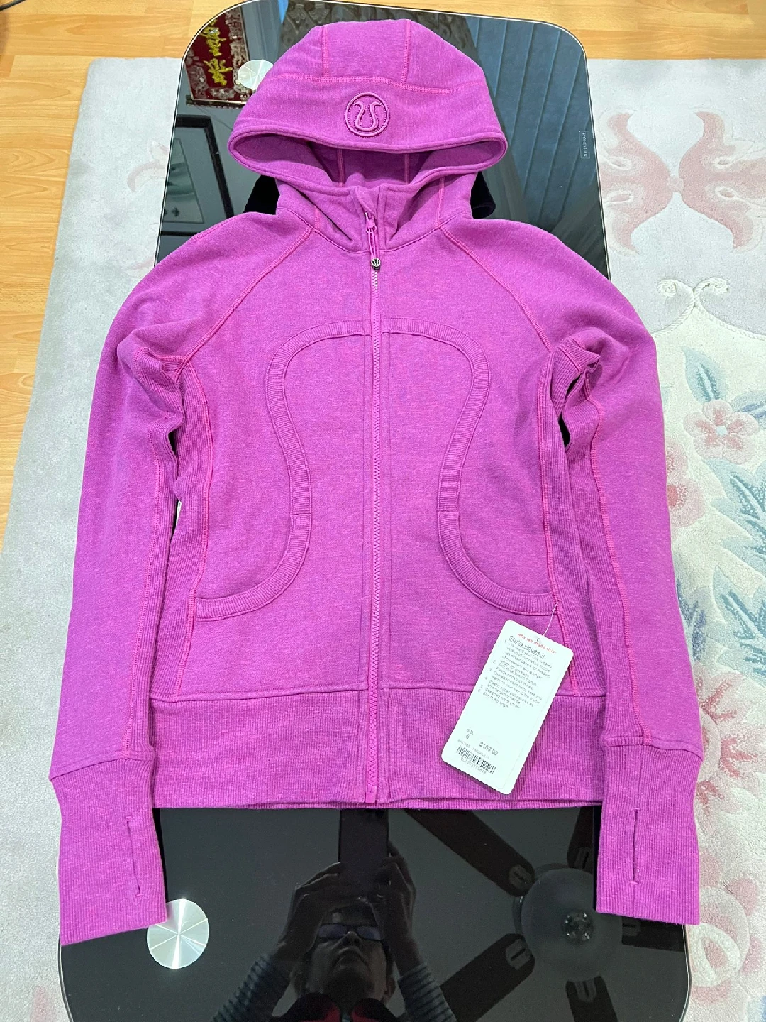 Lululemon Scuba Hoodie, Size 6, Pink
