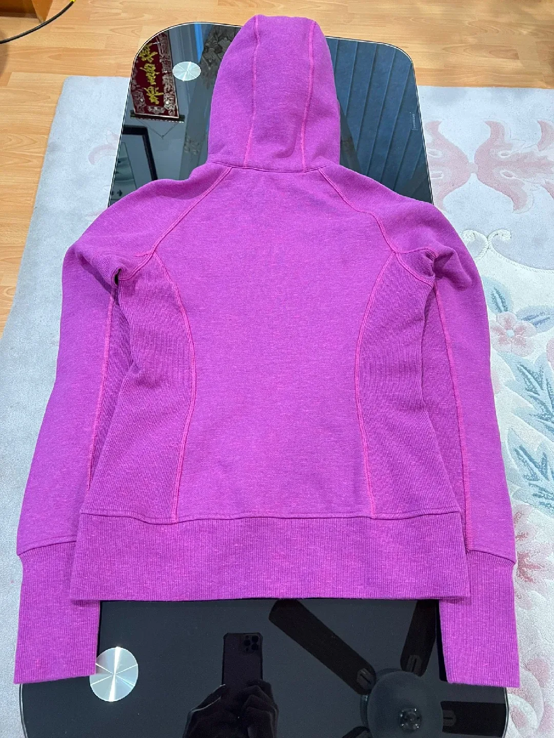 Lululemon Scuba Hoodie, Size 6, Pink image indicator(2)