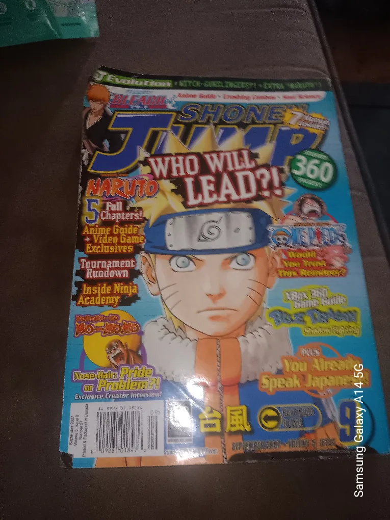 Shonen Jump Sept 2007 Manga Magazine thumbnail