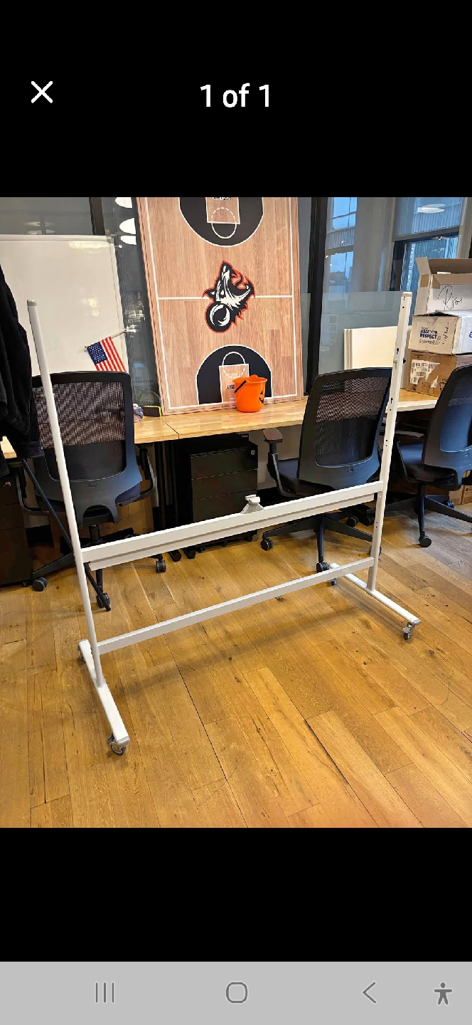 Rolling Whiteboard Stand