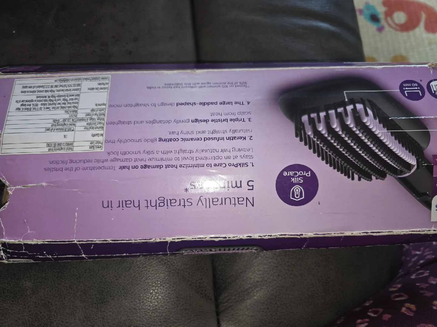 Philips StyleCare Heated Straightening Brush image indicator(4)