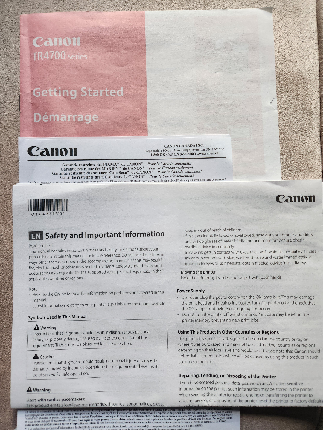 Canon TR4700 Series Printer - photo 3