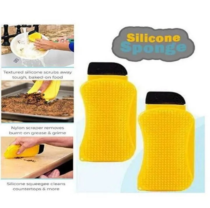 3 in 1 Silicone Cleaning Brush / Silicone Sponge Hero - photo 4