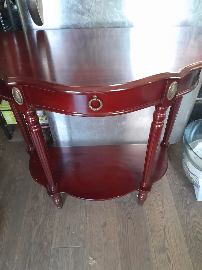 Accent Table - Mahogany Finish thumbnail