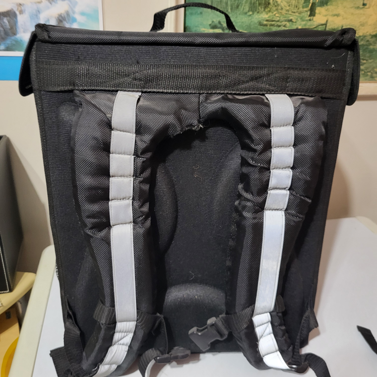 Black Insulated Food Delivery Backpack - photo 4