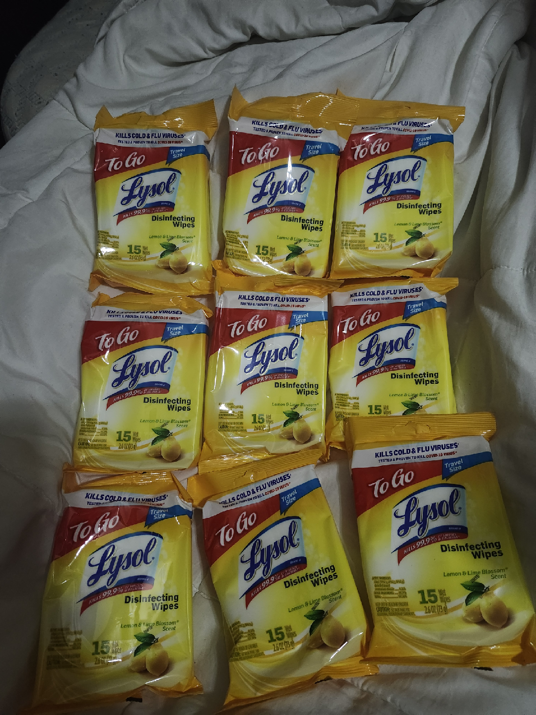 Lysol To Go Disinfecting Wipes - Lemon & Lime, Travel Size