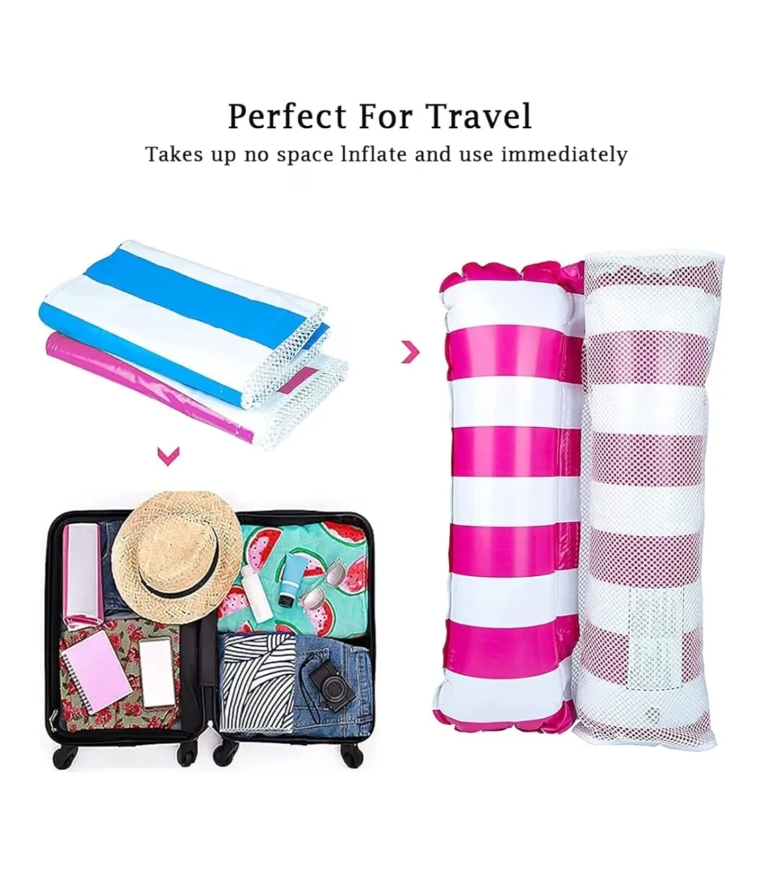 🥕 Brand New 2-pc Pool Float Hammock image indicator(8)