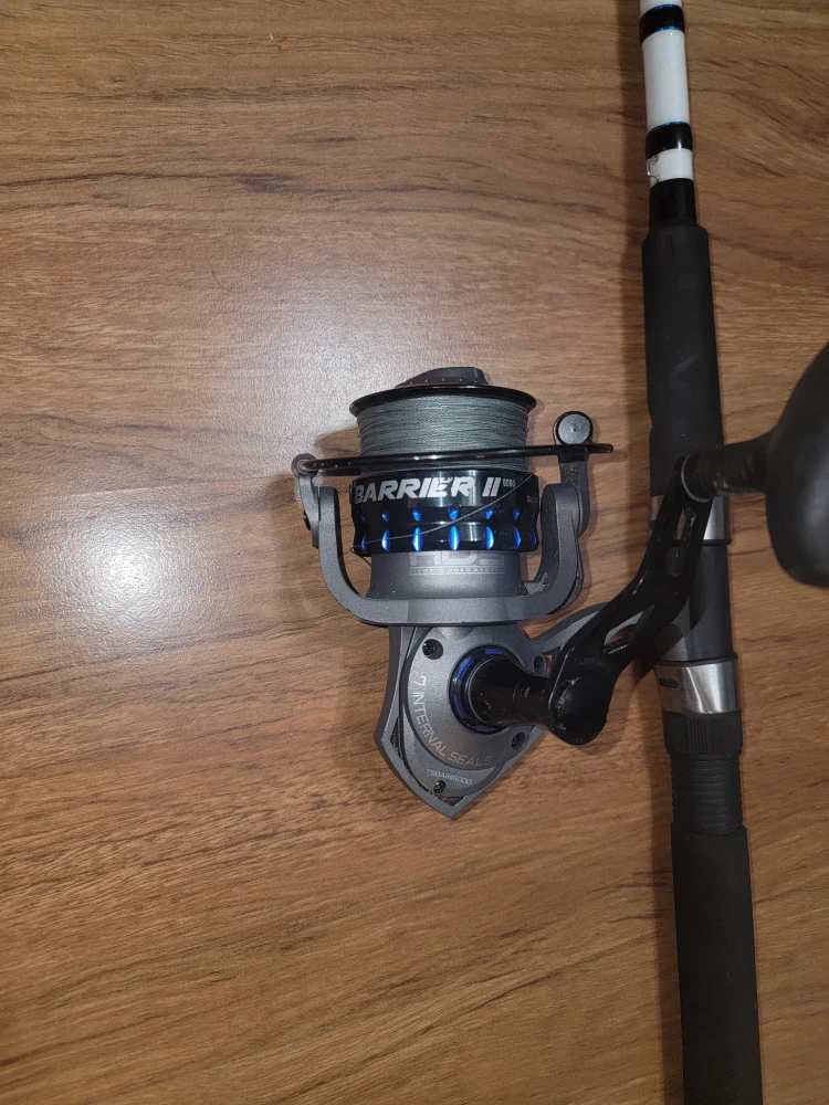 Lews Barrier II Spinning Reel & Fishing Rod Combo