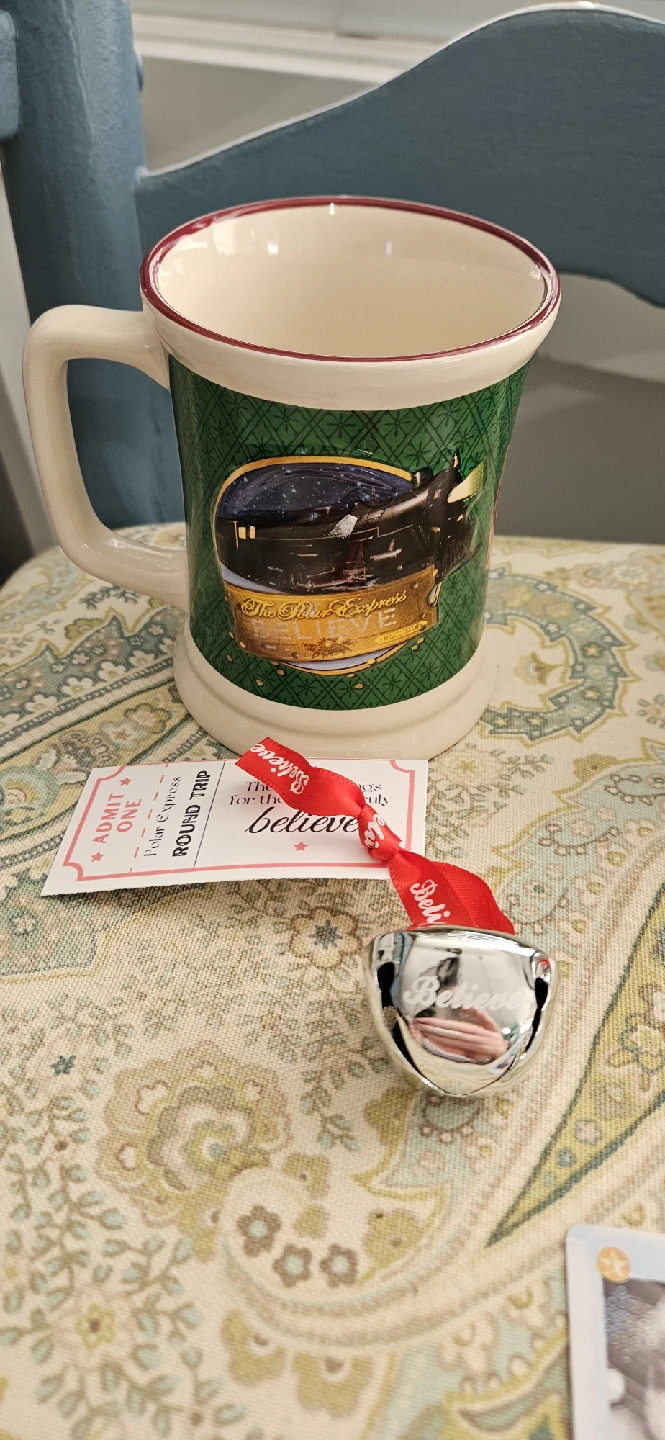 Polar express mug and believe bell - photo 2