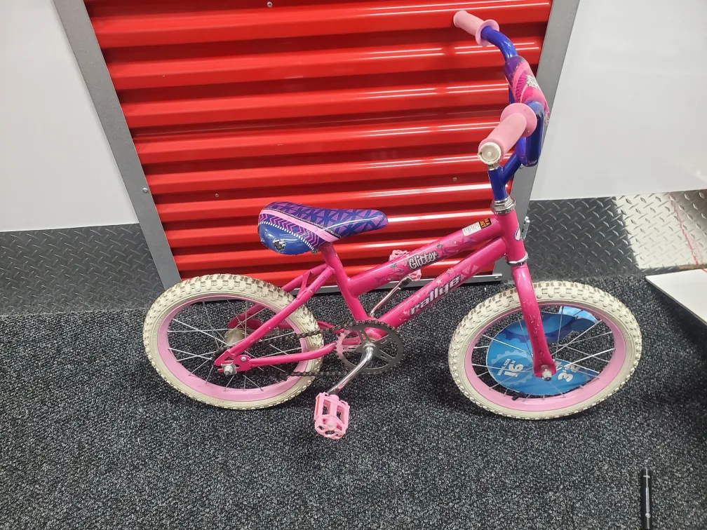 Rallye Glitter Bike - Pink, 16 inch thumbnail