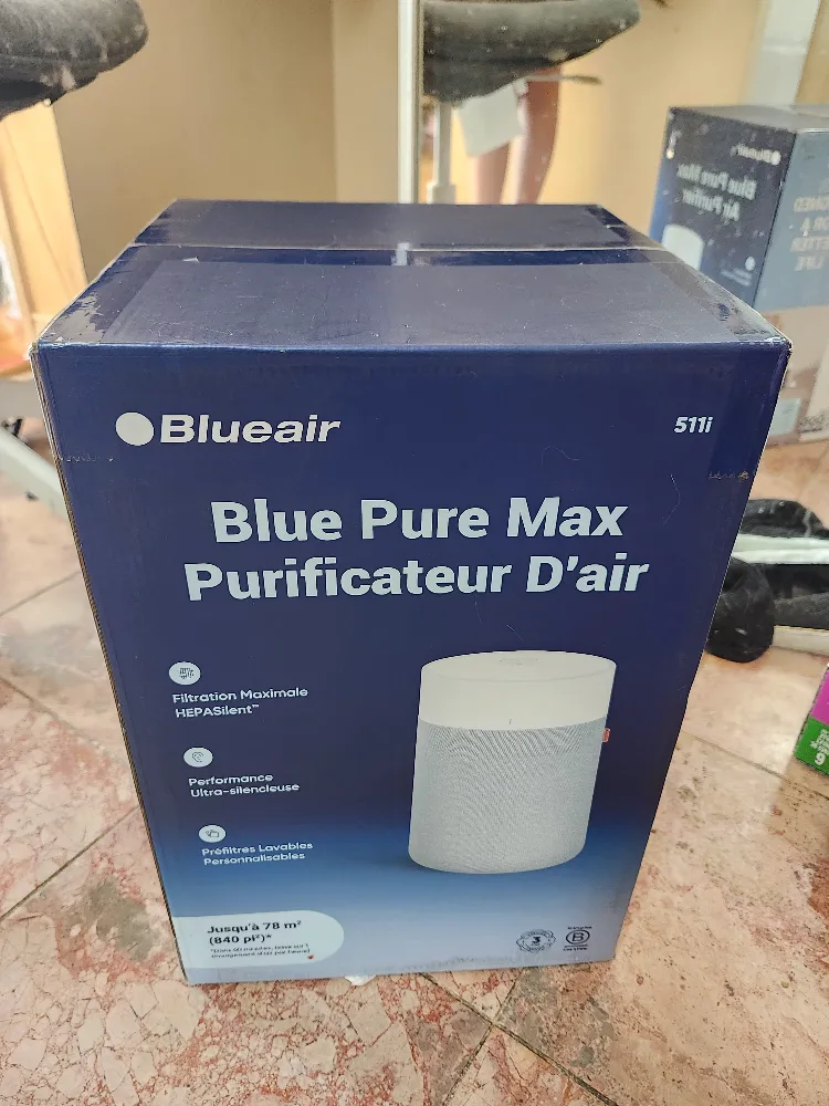 Blueair Blue Pure Max 511i Air Purifier - New in Box image indicator(5)