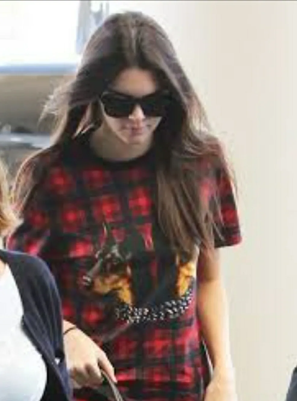 Givenchy Double Doberman Plaid Tartan T-Shirt image indicator(3)