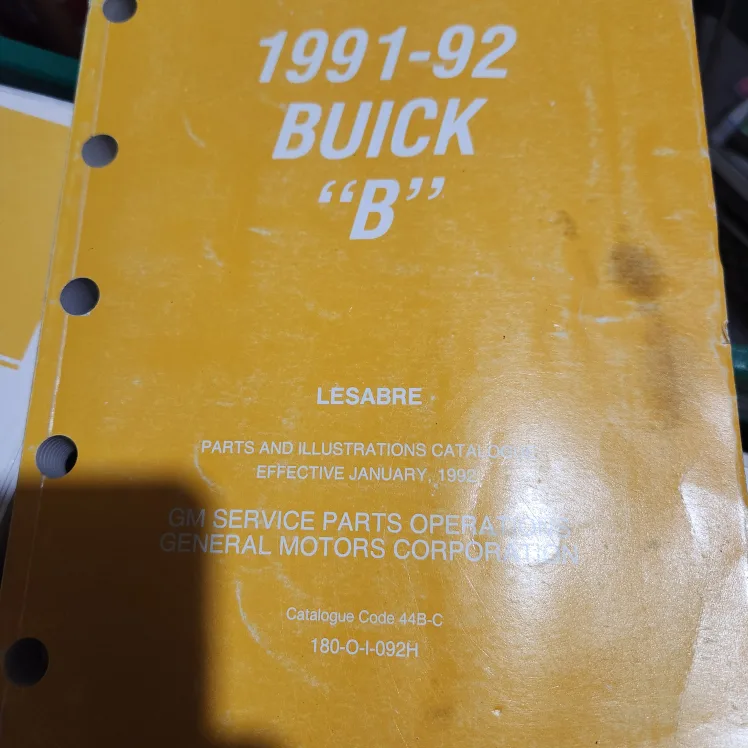 Chevrolet & Buick Parts Catalogues 1987-1992 image indicator(8)