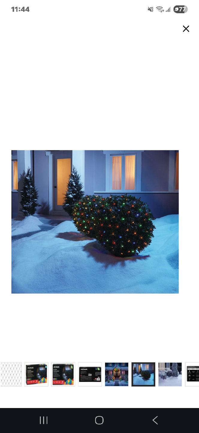 🎄 Christmas Net Lights - Multi Colour
