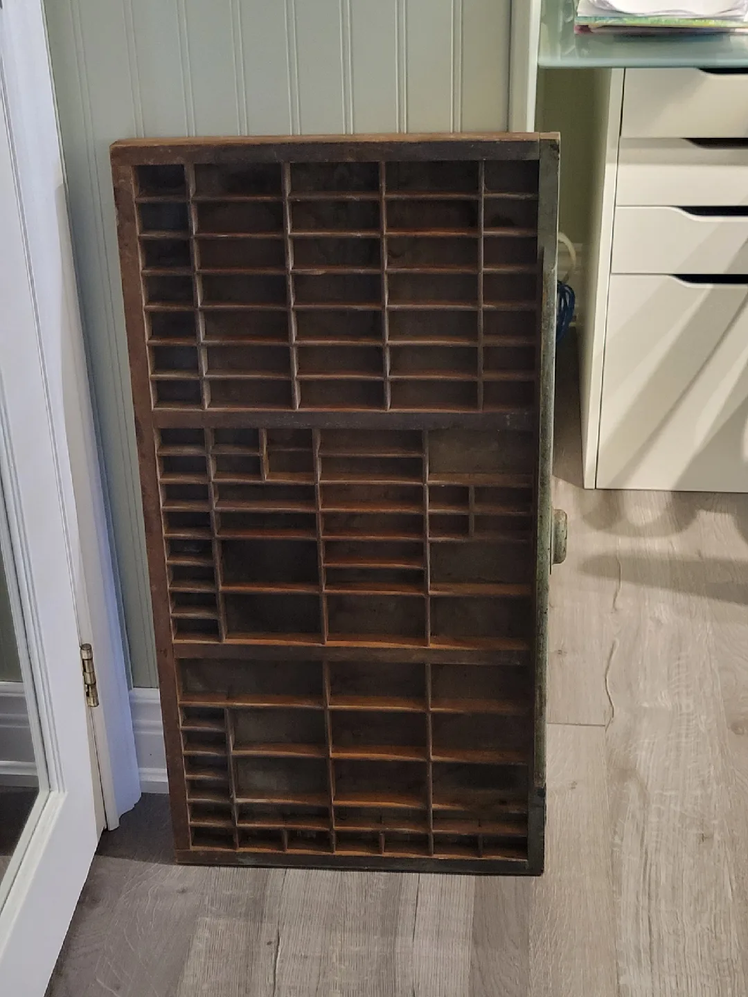 Vintage Hamilton Printers Tray. shelf. image indicator(5)