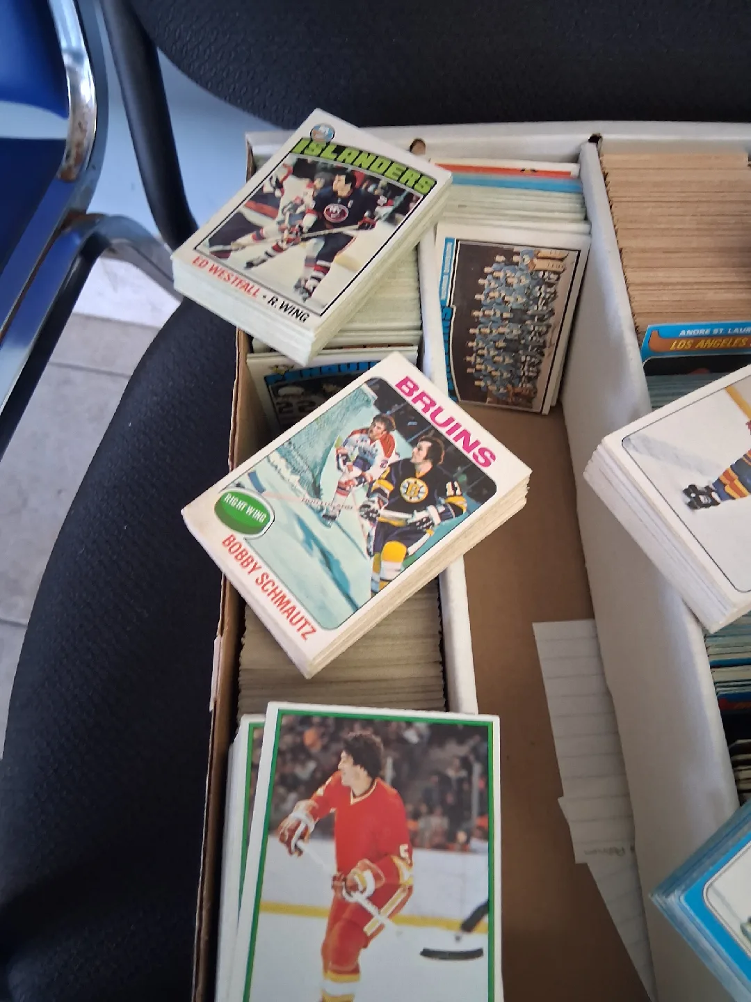 Vintage NHL Hockey Cards - Bruins, Flames, Islanders image indicator(6)