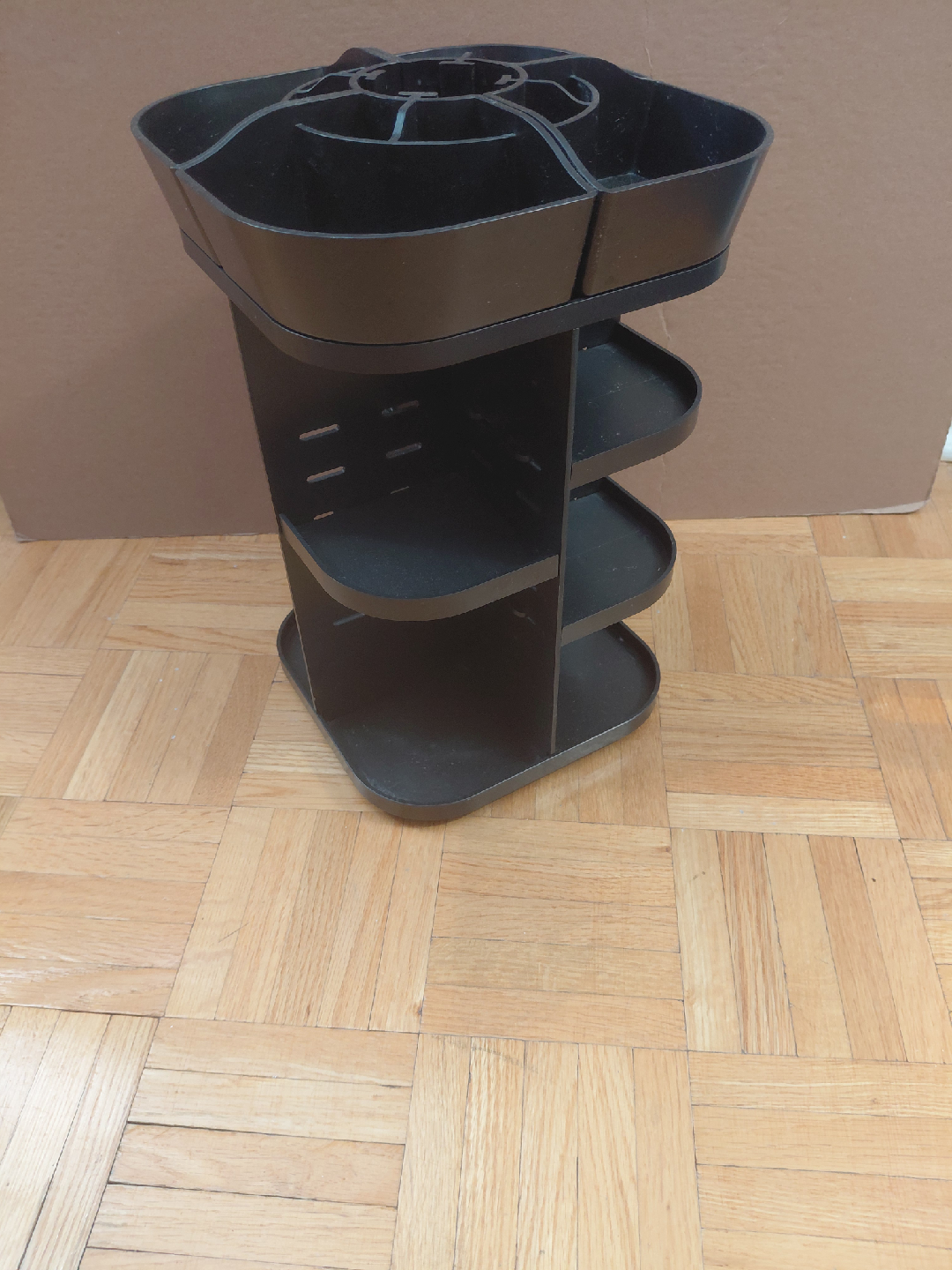 Rotating Makeup Organizer - Black - photo 4