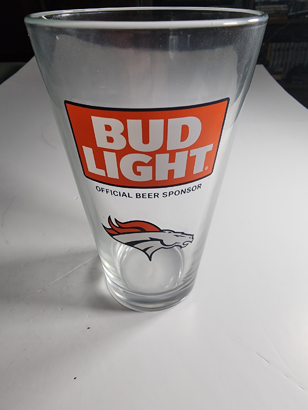 Bud Light Denver Broncos Pint Glass - photo 2