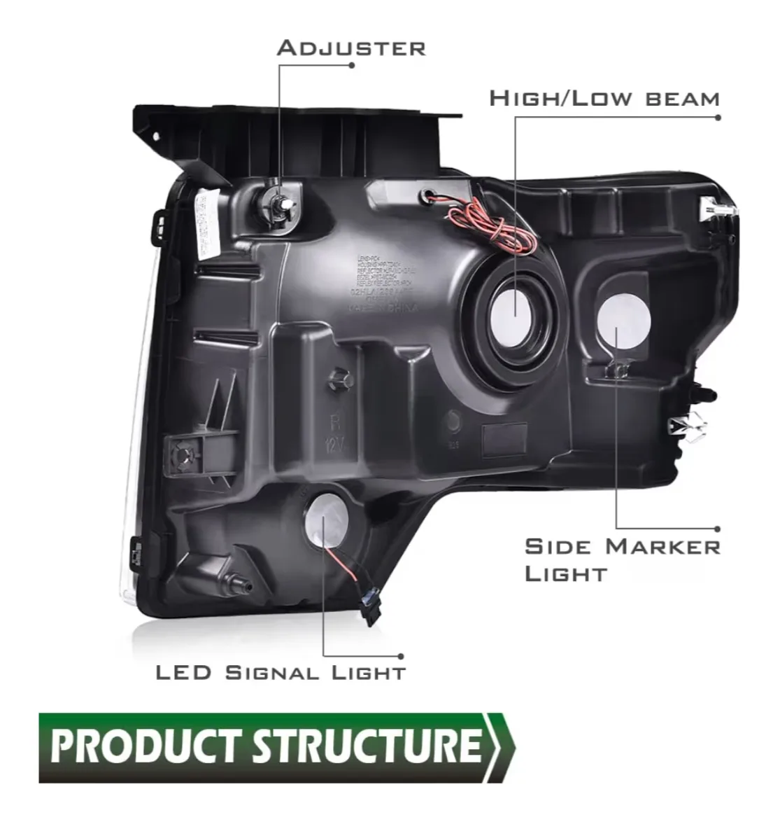 Ford F-150 Headlight Assembly image indicator(4)