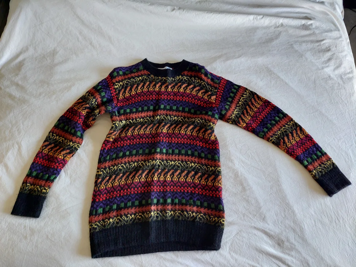 Bolivian alpaca wool sweater thumbnail