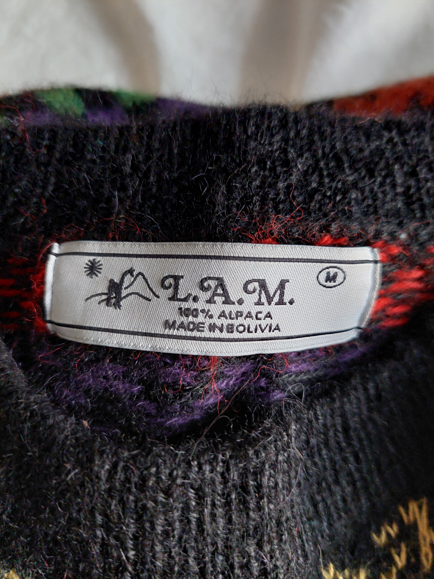 Bolivian alpaca wool sweater - photo 3