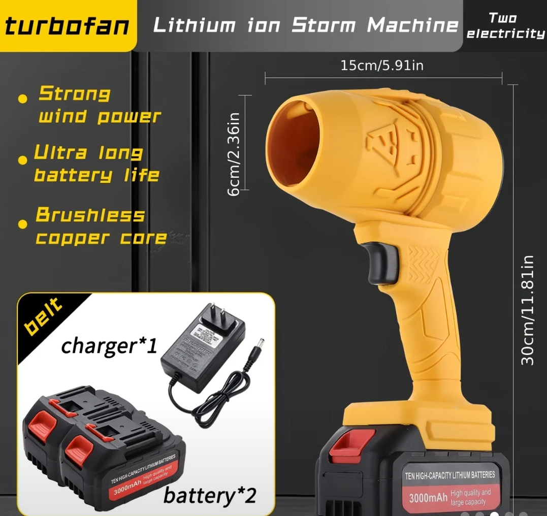 Turbofan Lithium Ion Storm Machine