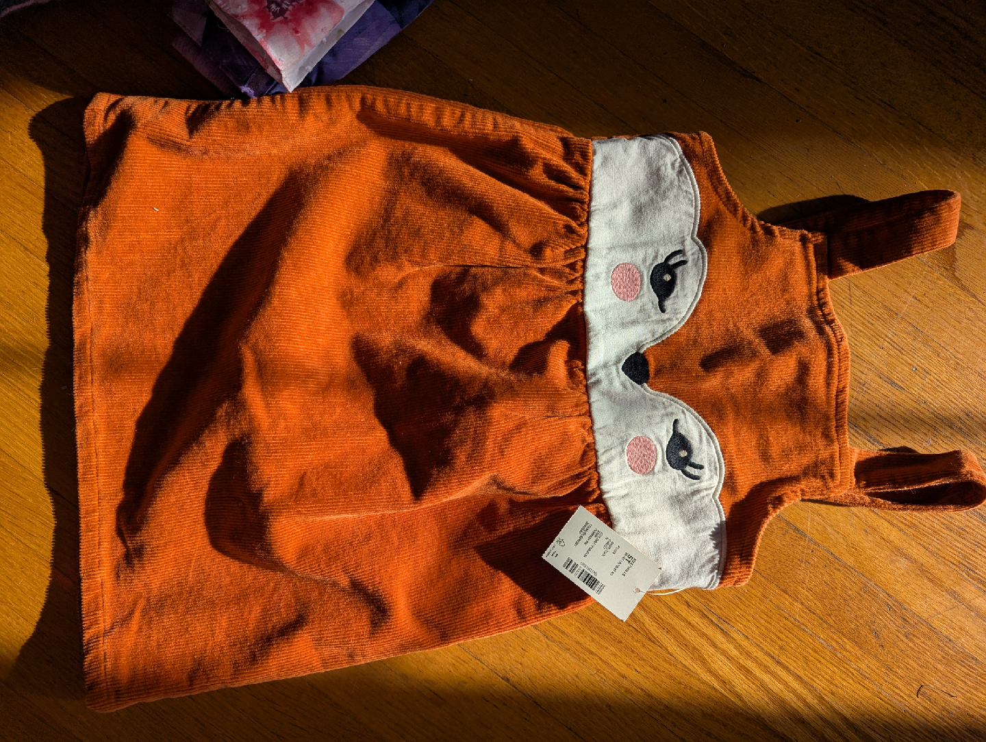 Children's Fox Dress - Size 5T