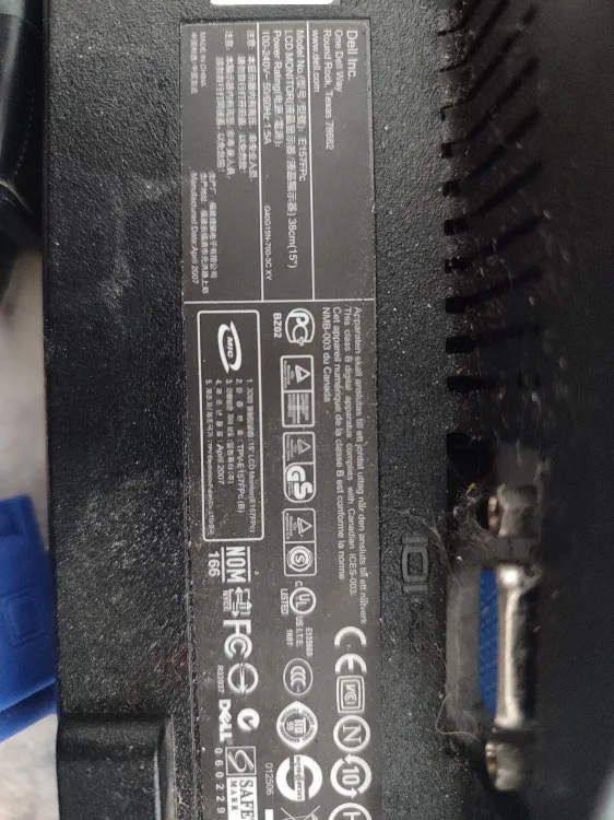 Dell E157FPC 15 inch LCD Monitor image indicator(2)