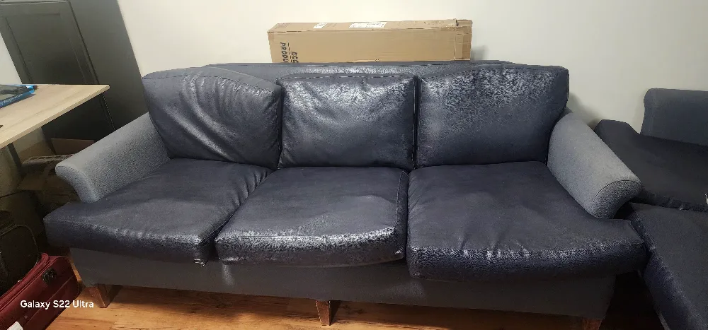 Blue Sofa Set - Couch and Armchair image indicator(3)