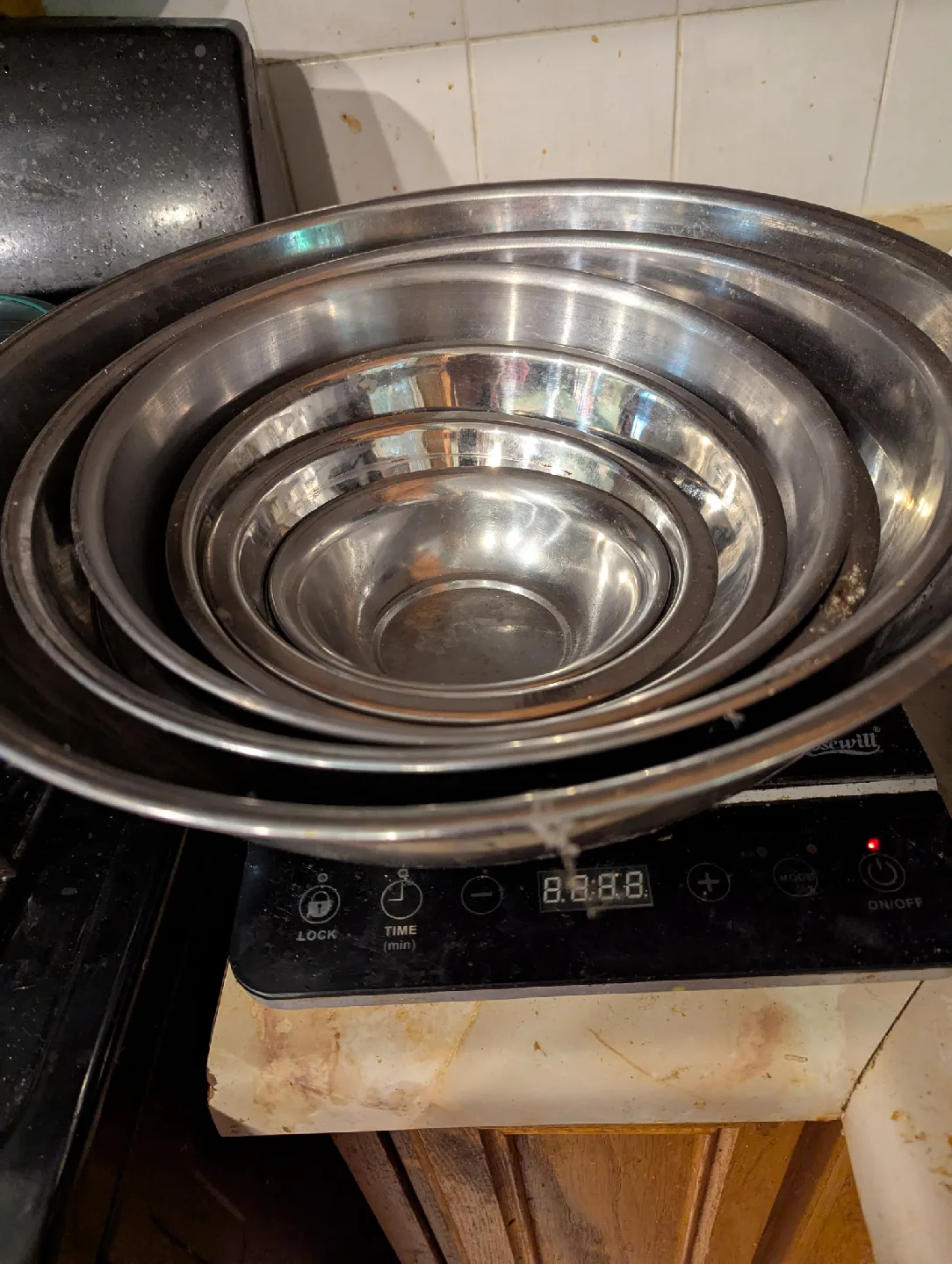 Stainless Steel Mixing Bowls - Set of 5