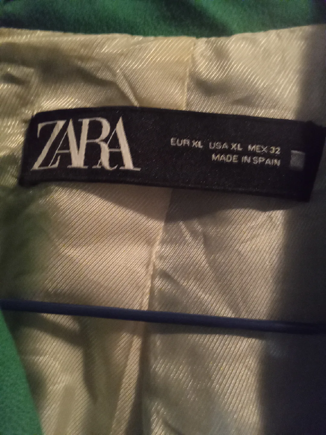 Zara Green Blazer - Size XL image indicator(2)
