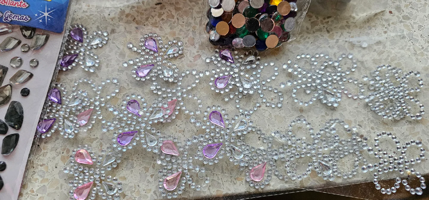 Craft Gems & Stickers - Variety of Colours & Styles image indicator(3)