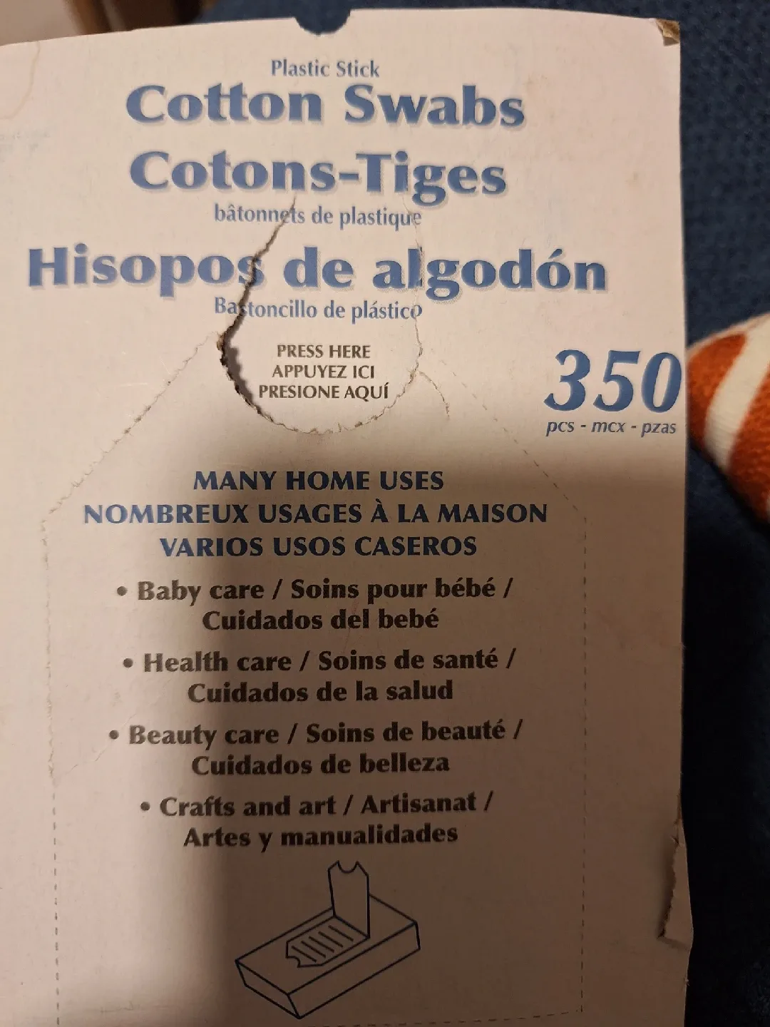 Softswabs Cotton Swabs - 350 Count image indicator(2)